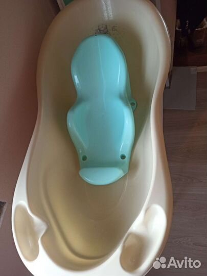 Ванночка для купания с горкой и подставкой