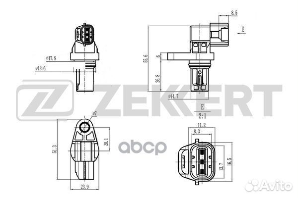 Датчик положения распредвала Mazda 3 03- 2 II