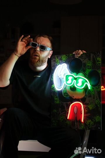 Неоновая вывеска вывески неон