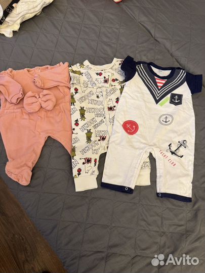 Вещи для новорржденной девочки р-р 56-62