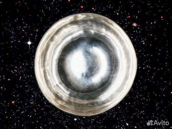 Поющая чаша 16-18см кованая серебряная