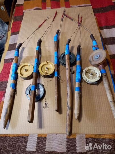 Удочки зимние ручной работы, Цена за Всё