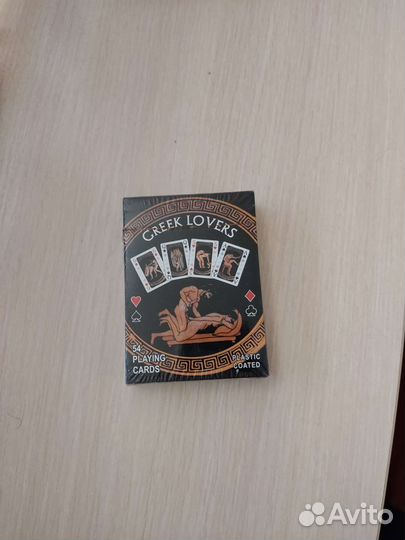 Сувенирные игральные карты greek lovers, греция
