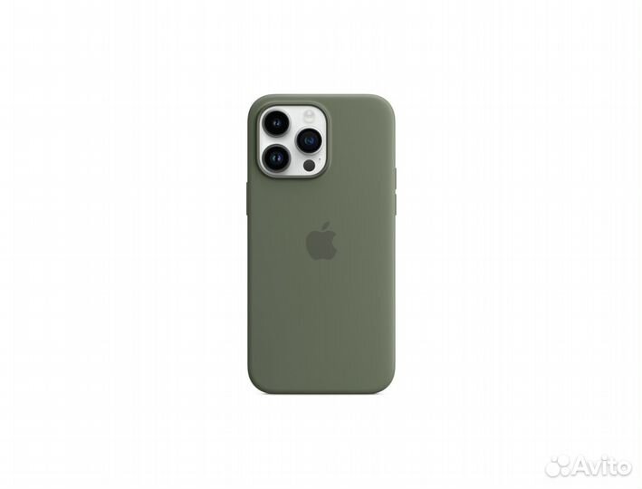 Чехол Apple iPhone 14 Pro Silicone Case оливковый