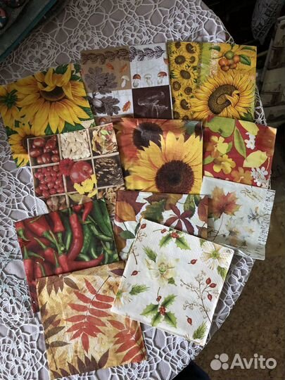 Салфетки бумажные для Декупажа