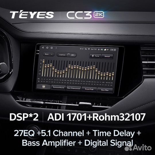 Магнитола Teyes CC3 2K 4/32 Haval F7 F7X 2019-2020