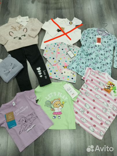 Новая одежда для девочек 86, 92, 98