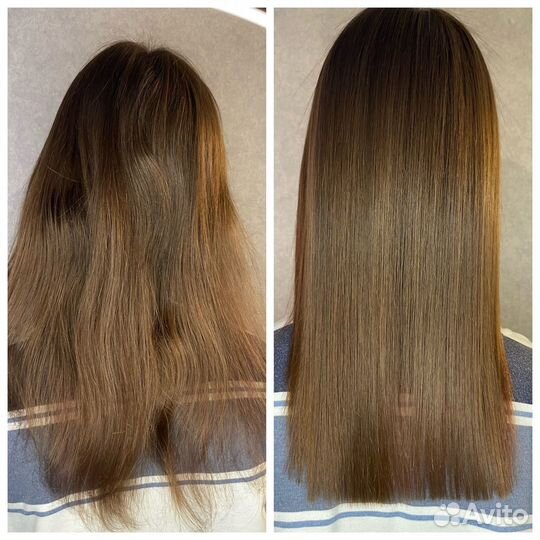 Кератиновое выпрямление волос /Ботокс