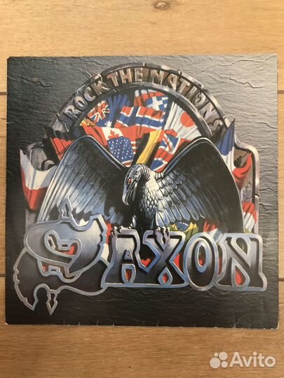 Пластинка винил Saxon Rock the Nations 1986