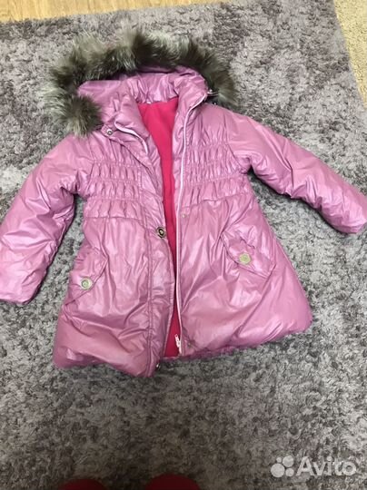 Пуховик для девочки 134