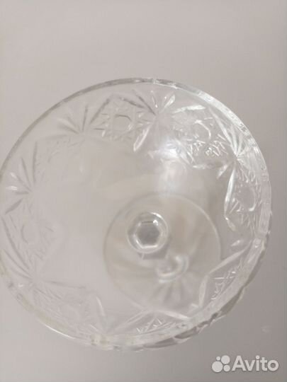 Вазочка для варенья хрусталь