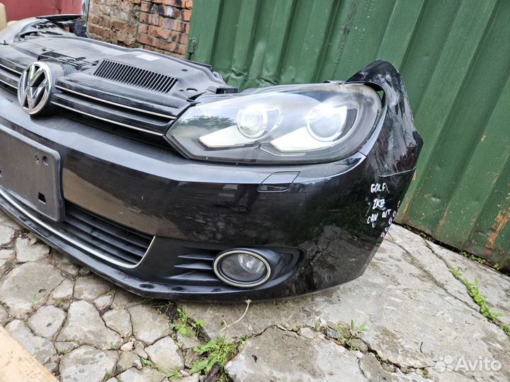 Ноускат Volkswagen Golf 6 дефект радиатора