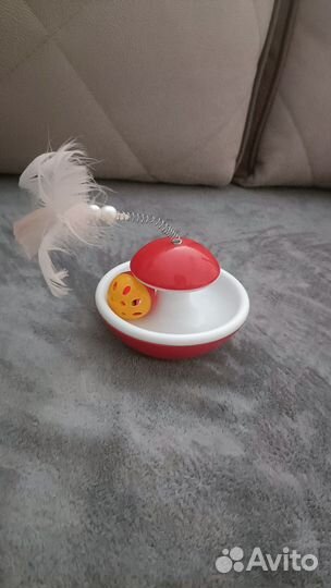 Игрушка дразнилка для кошек с мячиком