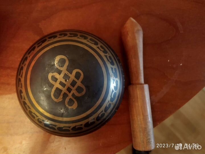 Гималайская поющая чаща-из меди с палочкой