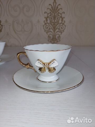 Чашки с блюдцами, подарочные. Несколько вариантов