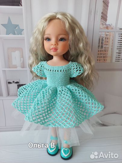 Платье для куклы Паола Рейна 32см