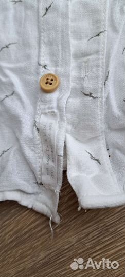 Рубашка zara для мальчика 122