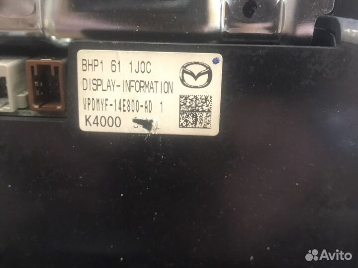 Mazda 3 экран мультмедиа