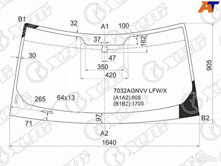 Лобовое стекло на Land Rover Discovery 4 09-16г