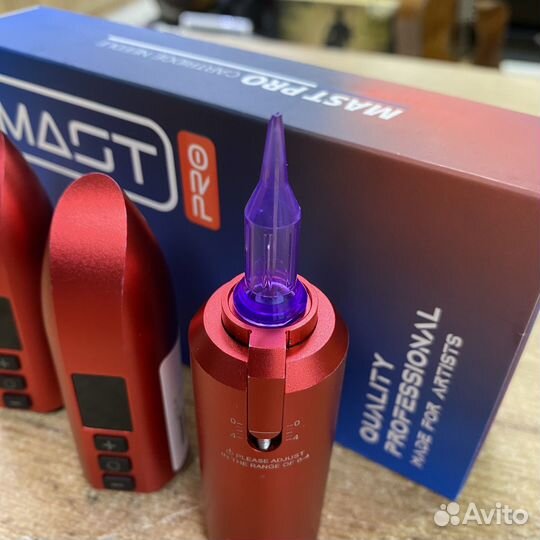 Тату машинка CNC Rhein Wireless Pen red