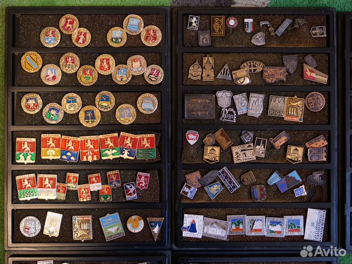 Коллекция значков города СССР 270 шт