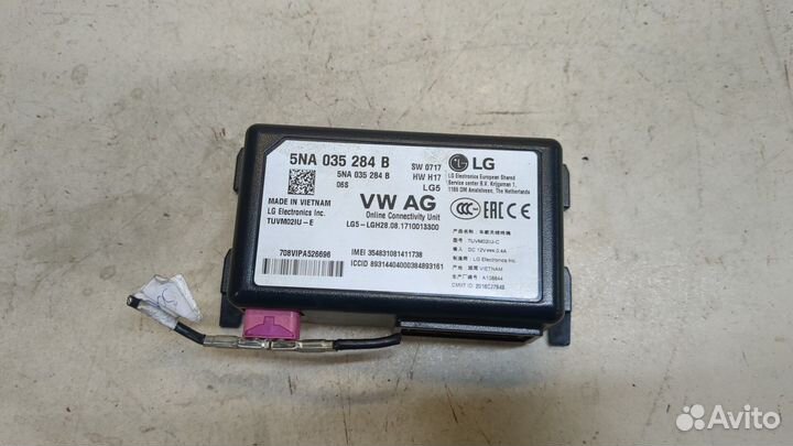 Блок комфорта Skoda SuperB 2015, 2017