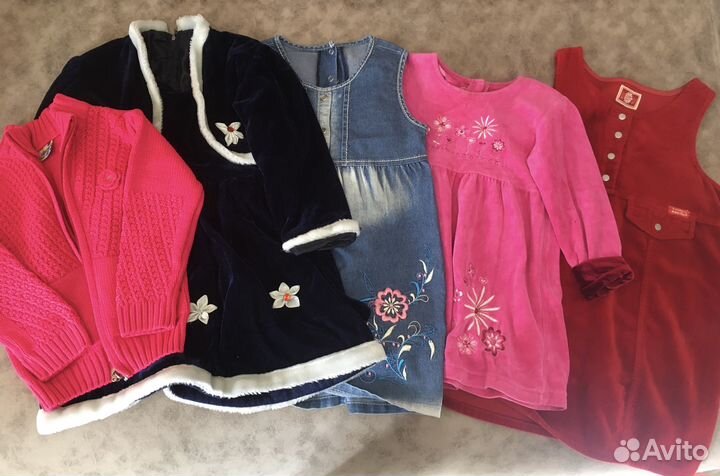 Одежда для девочки пакетом 98-116