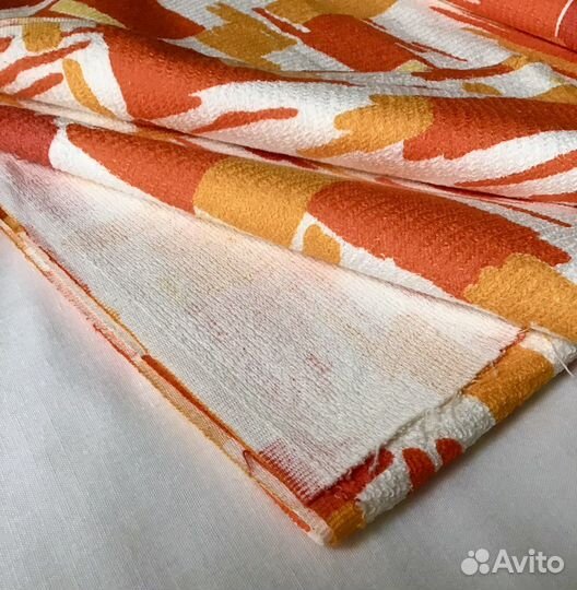 Ткань махровая тонкая СССР хлопок отрез 4 м