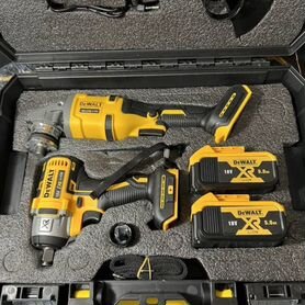 Набор электроинструмента 2в1 гайковерт+ушм dewalt