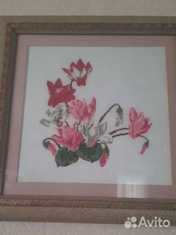 Картина вышитая крестом 