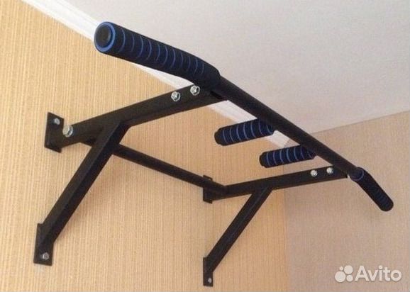 Турник настенный новый, черный