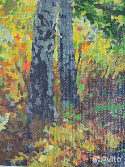 Картина на холсте осенний пейзаж