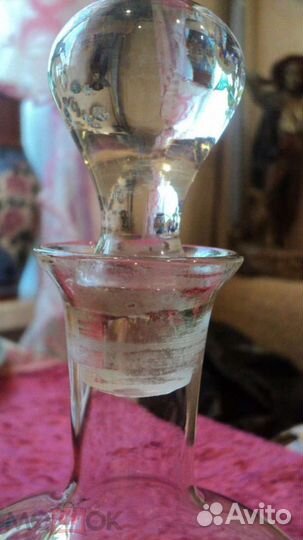 RAR до 1917 г. Редчайший Графин Цветы Мальцов