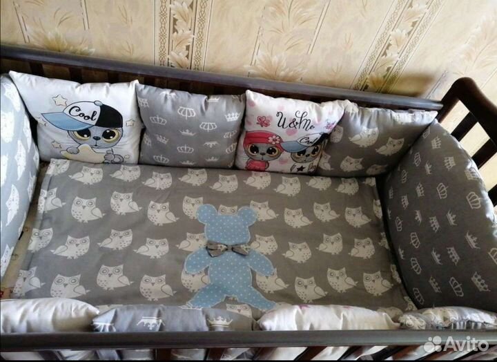 Комплект в детскую кроватку бортики