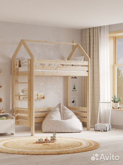 Кровать из массива дерева / кровать в рассрочку