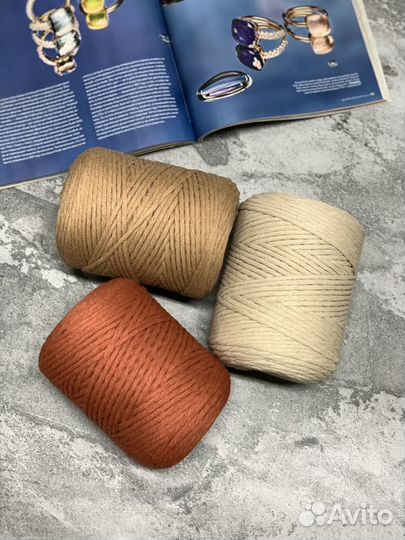 Нитки Шпагат для макраме Вязание Хобби