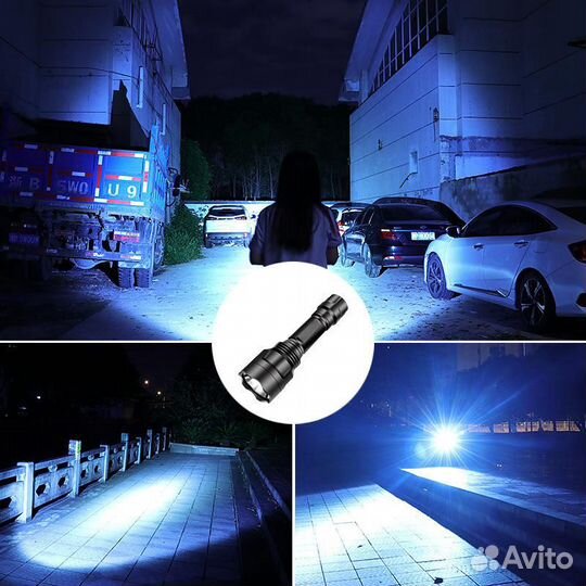 Супер мощный светодиодный фонарь Р70
