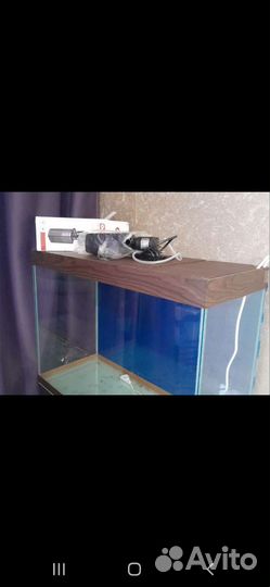 Продам аквариум на 80л плюс свет