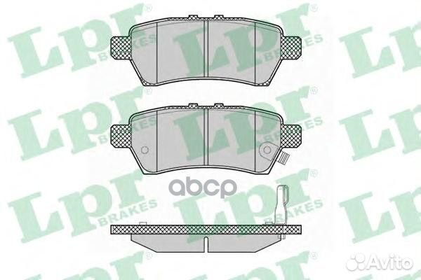 Колодки тормозные дисковые 05P1377 Lpr