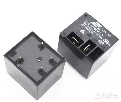 Реле SLC-12VDC-SL-A, 12В, 30А