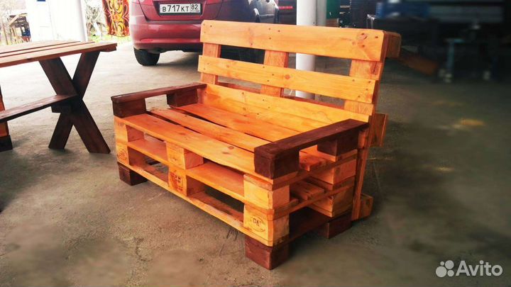 Мебель из поддонов в стиле лофт