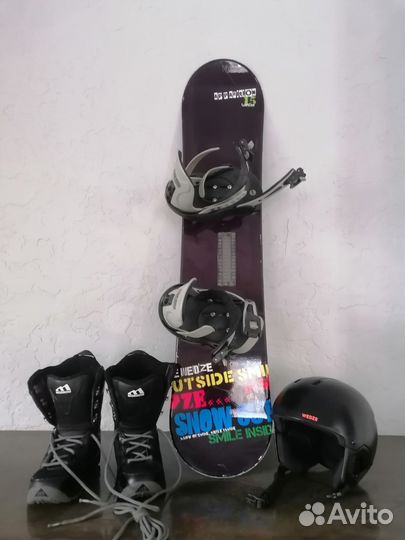 Сноуборд комплект детский 115