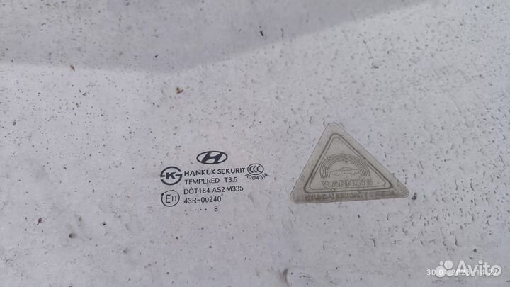Стекла передних дверей на Hyundai Grand Starex