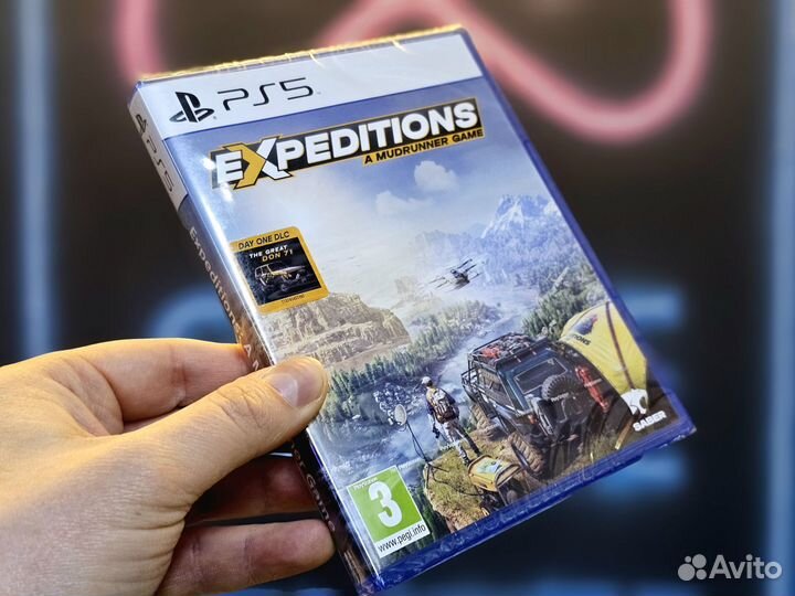 Диск ps5 Expeditions: Mudrunner, русская версия