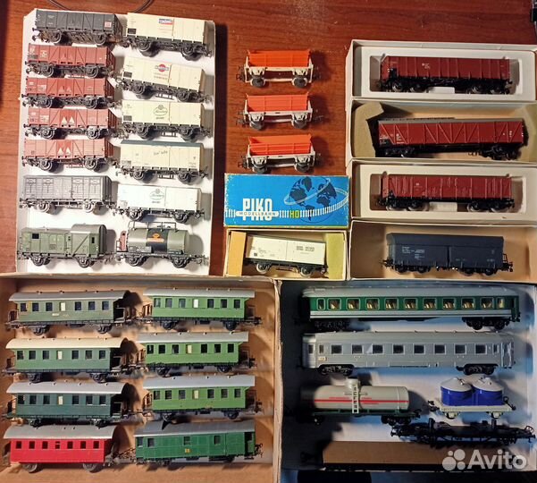Железная дорога, вагоны Piko 1:87
