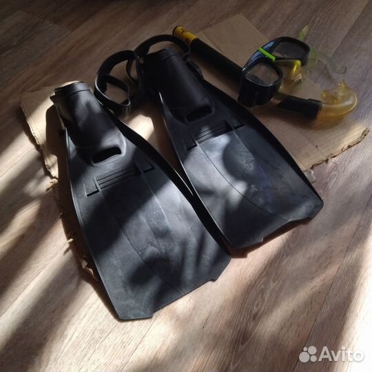 Ласты 34 37 маска трубка набор детский