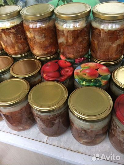 Мясо в собственном соку из лося