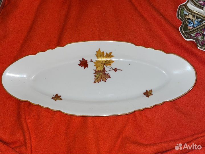 Фарфоровые блюда ссср, менажница