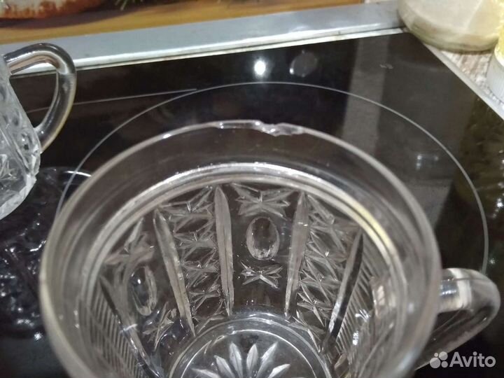 Кружки хрустальные