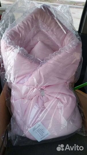 Конверт на выписку для девочки новый